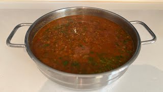 24 Kasım 2024 Gürcü Mətbəxinə Aid Qırmızı Lobya Şorbasışeşamadi Supu