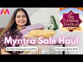 9 Dailywear Kurta Sets, Kurtas & Night suits Haul | 50-90% off Myntra BFF Sale | Eng Sub