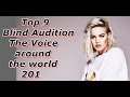 Top 9 blind audition the voice around the world 201