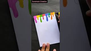 Holi card making | Happy Holi craft | Holi card | #holi #happyholi #youtubeshort #Shorts screenshot 4