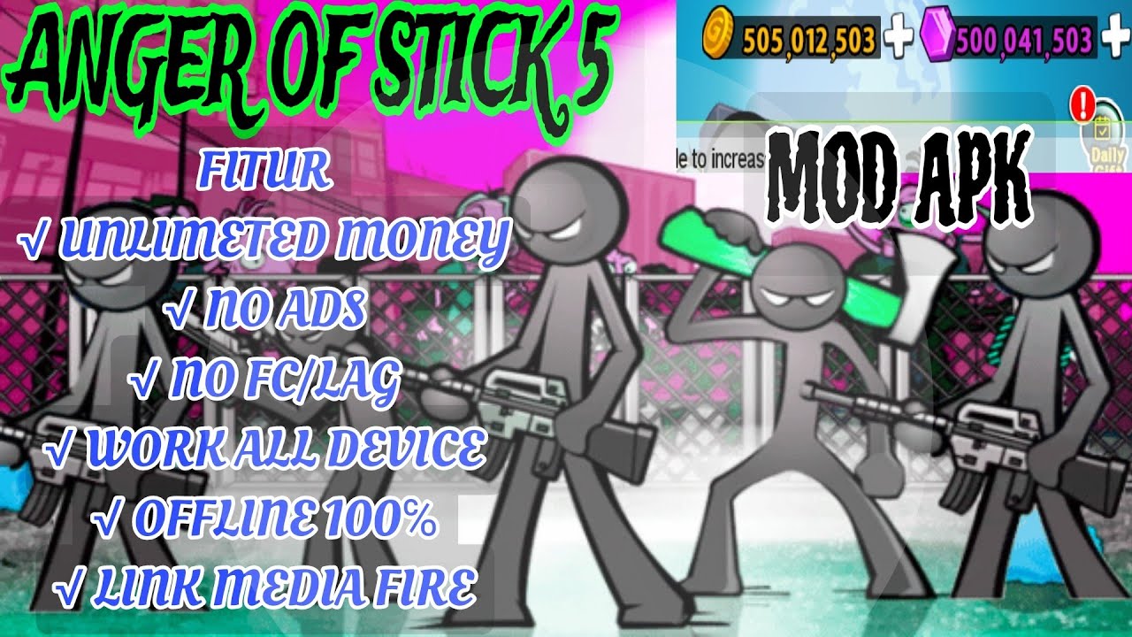 ANGER OF STICK 5 MOD APK NEW VERSION 2024 - YouTube