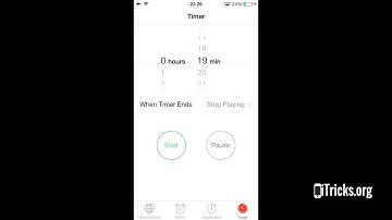 Stop iPhone Music Player using the built-in Timer