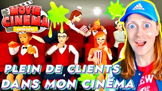 J’OUVRE MON CINÉMA ET LES CLIENTS SONT SALES ! Movie Cinema Simulator - Délires de Max