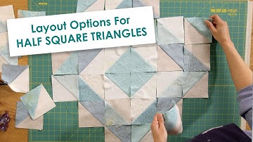 Half square triangle quilt layouts 🔺 Everything you need to know about this classic block #quilting