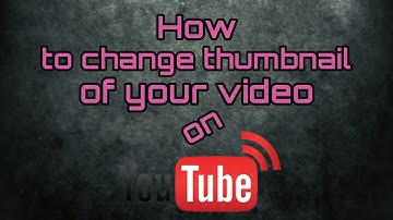 Change thumbnail of your video on youtube using phone (tagalog)