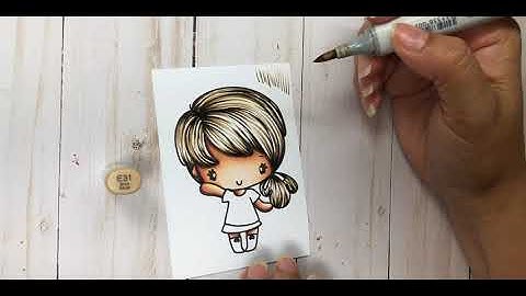 Coloring Hair with COPIC Markers