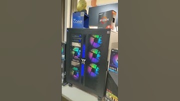 #thermaltake core w200 build #inteli9 #amdryzen 9