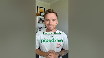 Pipedrive leads vs deals