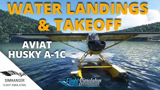 MSFS | How to Land & Takeoff on Water | Aviat Husky A-1C Reviewed screenshot 5