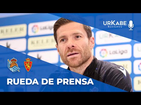 RUEDA DE PRENSA | Xabi Alonso: “Queremos terminar bien” |  Real Sociedad B - Zaragoza