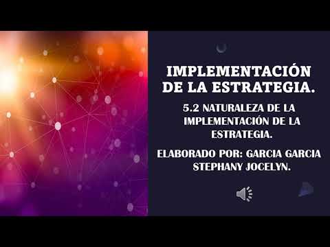 5.2 NATURALEZA DE IMPLEMENTACIÓN DE LA ESTRATEGIA. Naturaleza de la Implementación de Estrategias: Claves para el Éxito