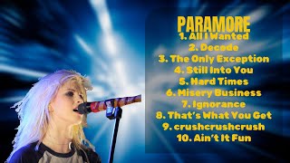 ParamoreHits that defined 2024Mellow