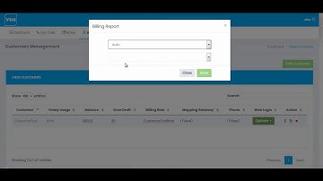 How to generate Customer Billing Report in VOS3000 Web V3.0 (New Feature )
