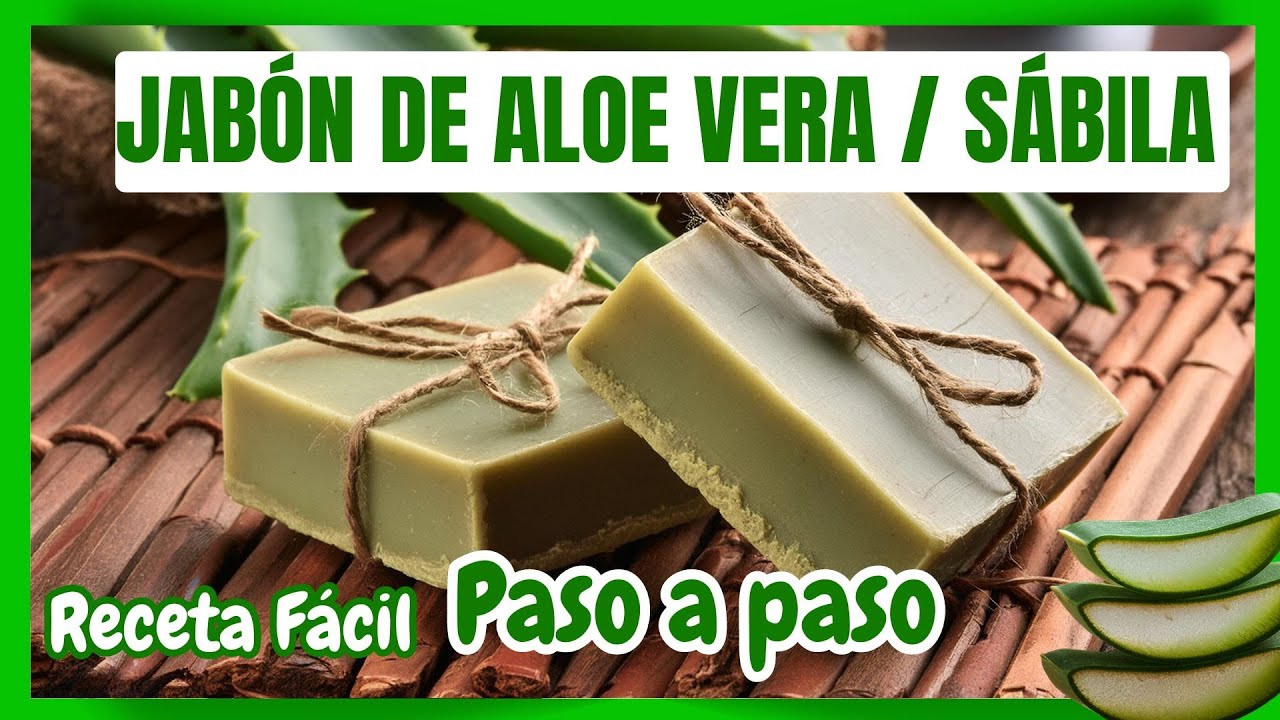 Cómo hacer Jabón Artesanal ALOE VERA / JABON DE SABILA🧼 - YouTube