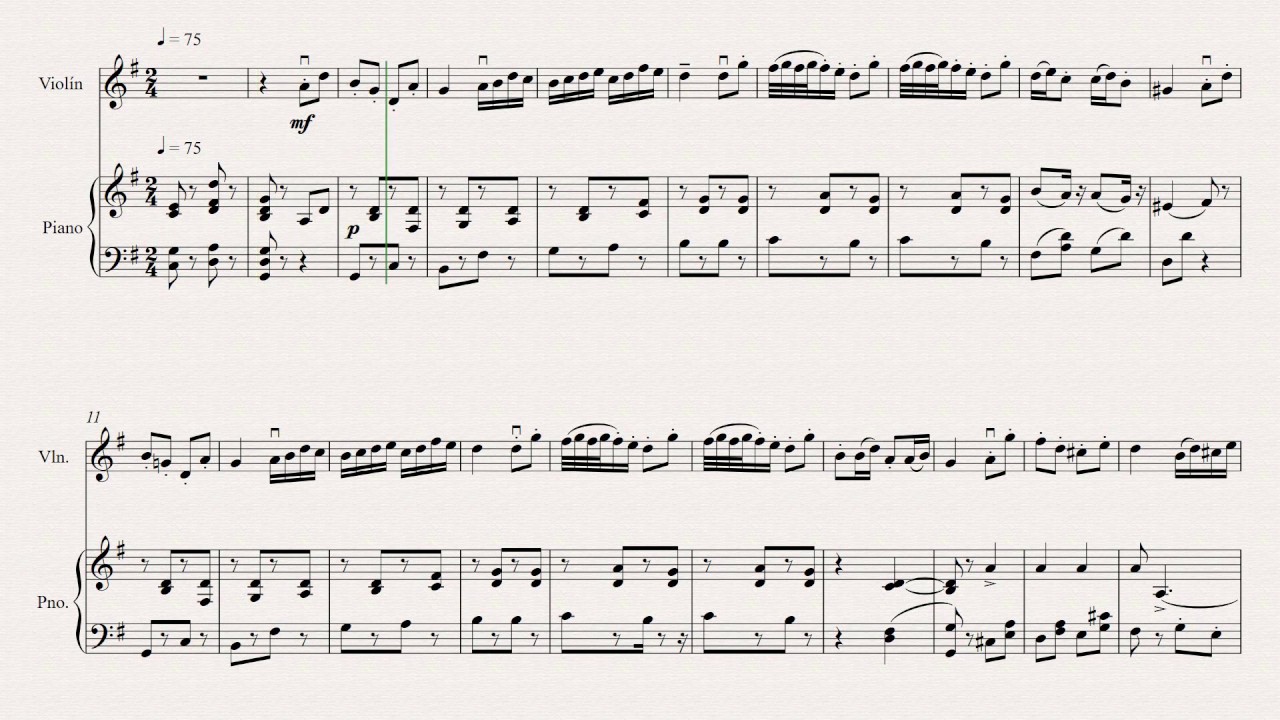 Gavotte from Mignon A. Thomas//Suzuki Violin School Book 2//Piano YouTube