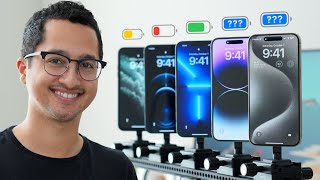 I tested the battery life of EVERY iPhone Pro Max ever!