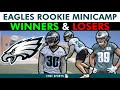 Eagles rookie minicamp winners  losers ft quinyon mitchell cooper dejean johnny wilson