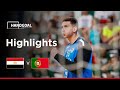 ملخص مباراة مصر و البرتغال كأس العالم للشباب لكرة اليد ربع النهائي 
