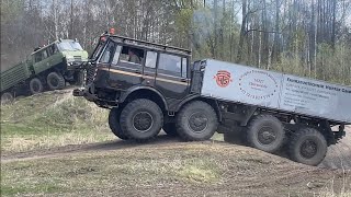 Tatra 815 &amp; 813 im Gelände 8x8 Offroad V12 BiTurbo Finowfurt 2022