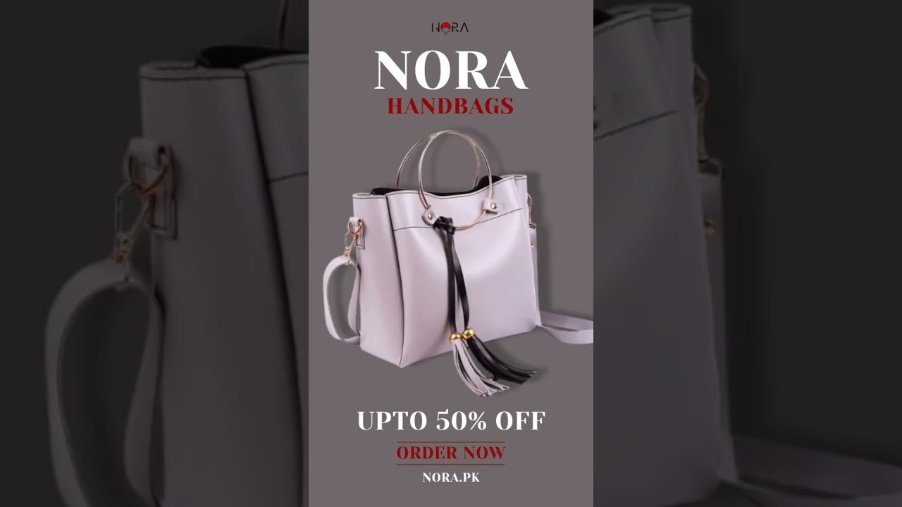 NoraHandbags' Iconic Grey & Black Handbag 👜✨! DM Us! 