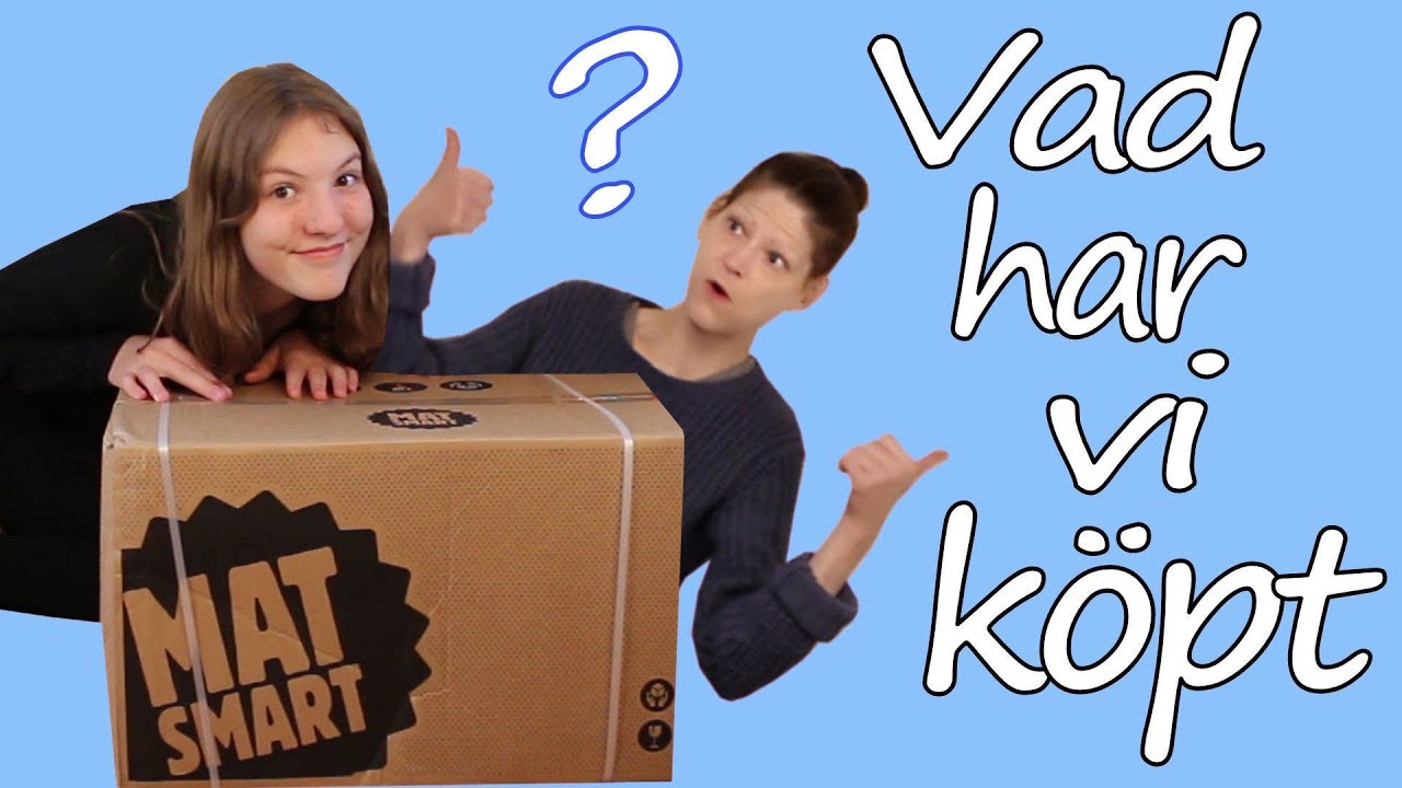 Öppnar paket från matsmart.se aka unboxing HAHA 😂