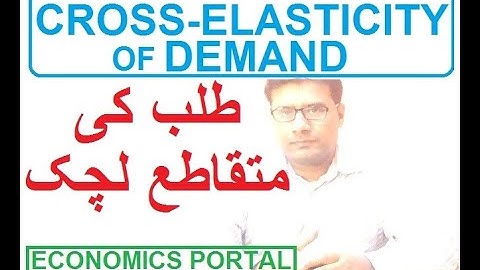 cross elasticity of demand | Economics Portal
