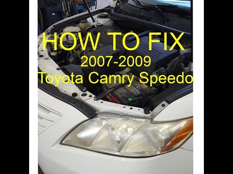 How To Fix Toyota Camry speedometer not working 2007-09