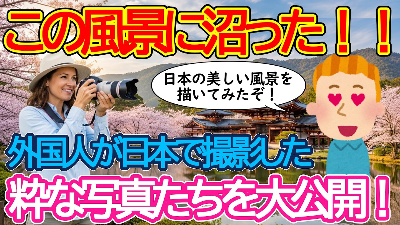 【2ch海外の反応】この風景に沼ってしまった！！外国人が日本で見つけた素敵な風景を大公開！！いったいどんな風景を見つけたのか？【有益】【ゆっくり解説】