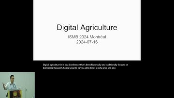Current and new development in Digital Agriculture... - Etienne Lord - DigAg - ISMB 2024
