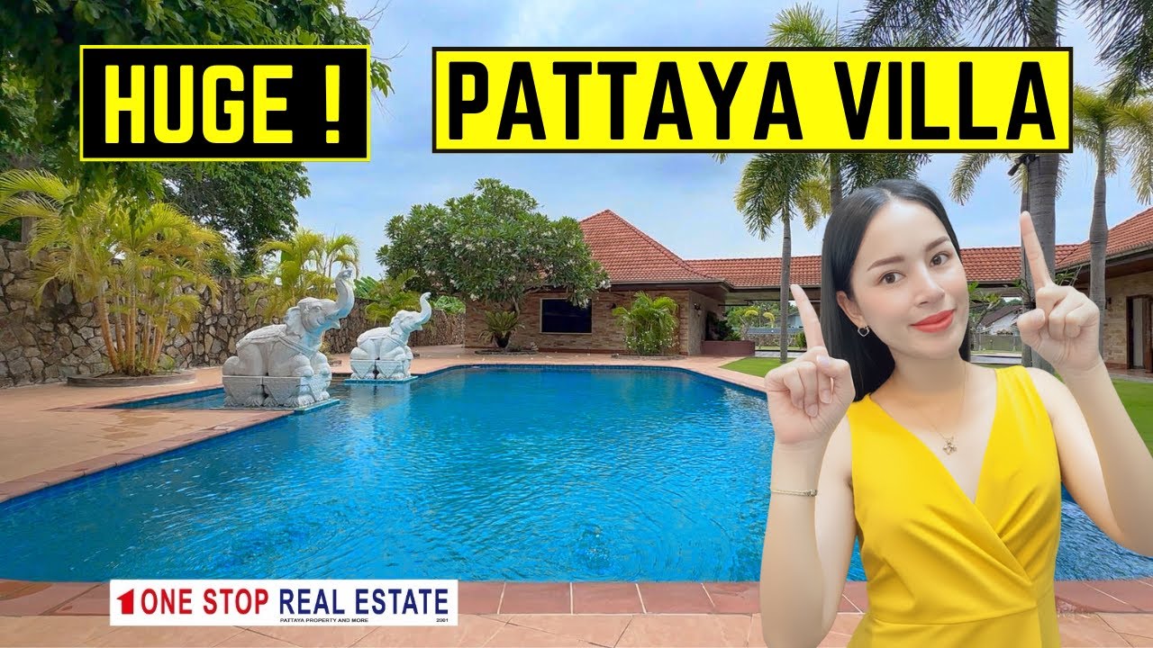 Escape to Paradise! MASSIVE POOL VILLA for SALE in Pattaya - Real Estate Thailand