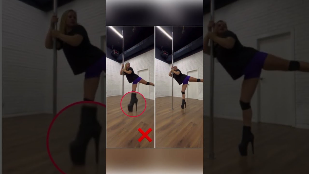 ВОЛНА НОГОЙ у пилона 