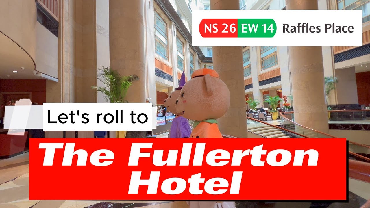 [4K] Raffles Place MRT to The Fullerton Hotel, via Six Battery Road and Singapore River Promenade