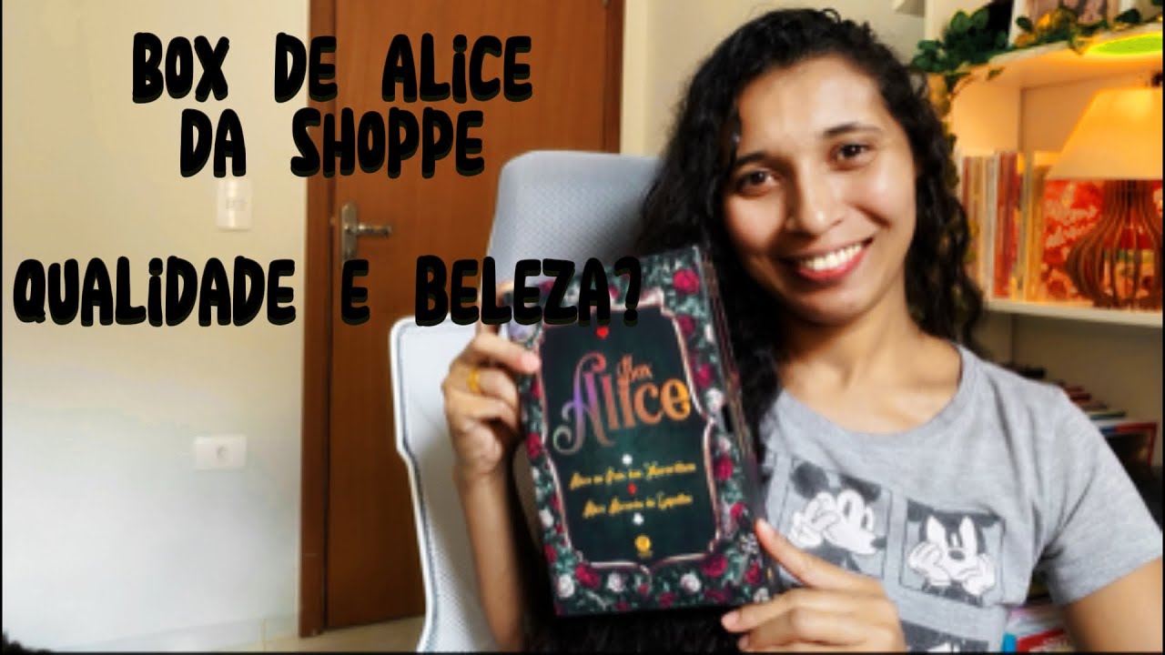Gravei o unboxing do box de Alice que comprei na Shopee. Vale a pena? 📚