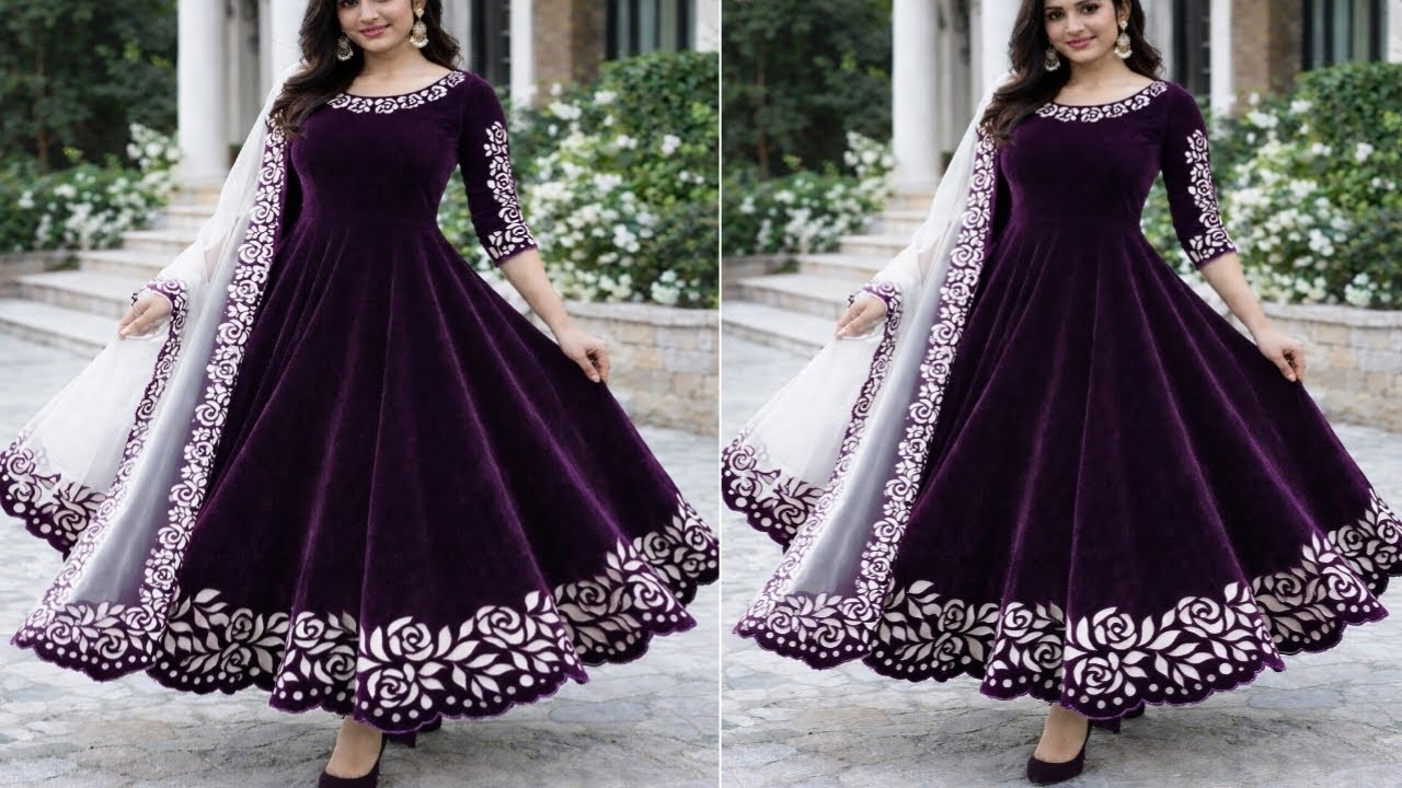 Velvet Cutwork 🔥 Rose Pattern Trouser Design | Latest Ladies Trouser Cutwork 2026 | handmade cutwork