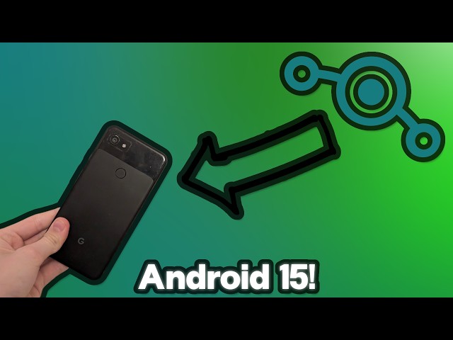 Installing Android 15 (LineageOS 22) on a Pixel 3a! - YouTube