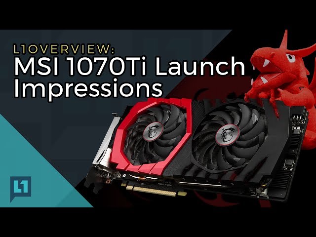 MSI GTX 1070Ti Unboxing & First Tests - YouTube