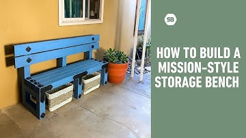 How to Build a Mission-Style Storage Bench with Simpson Strong-Tie Hardware