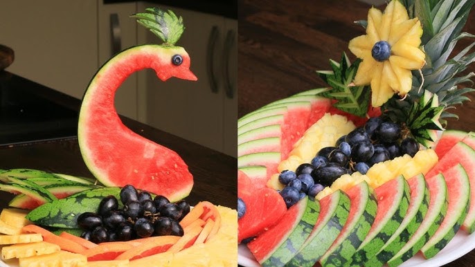 15 IDEES GENIALES POUR COUPER ET SCULPTER DES FRUITS 