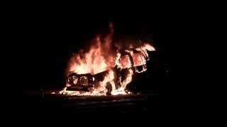 vehicle fire on Highway 27 in Chattooga County near the Floyd County line