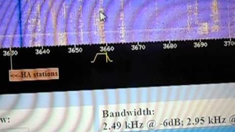 Remote PSK operation on 40m, while listening my friends on 80m via webSDR...