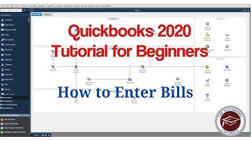 Quickbooks 2020 Tutorial for Beginners - How to Enter Bills