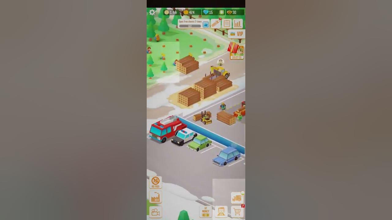 Idle Lumber Inc! MAX LEVEL IDLE LUMBER INC EVOLUTION! Gameplay