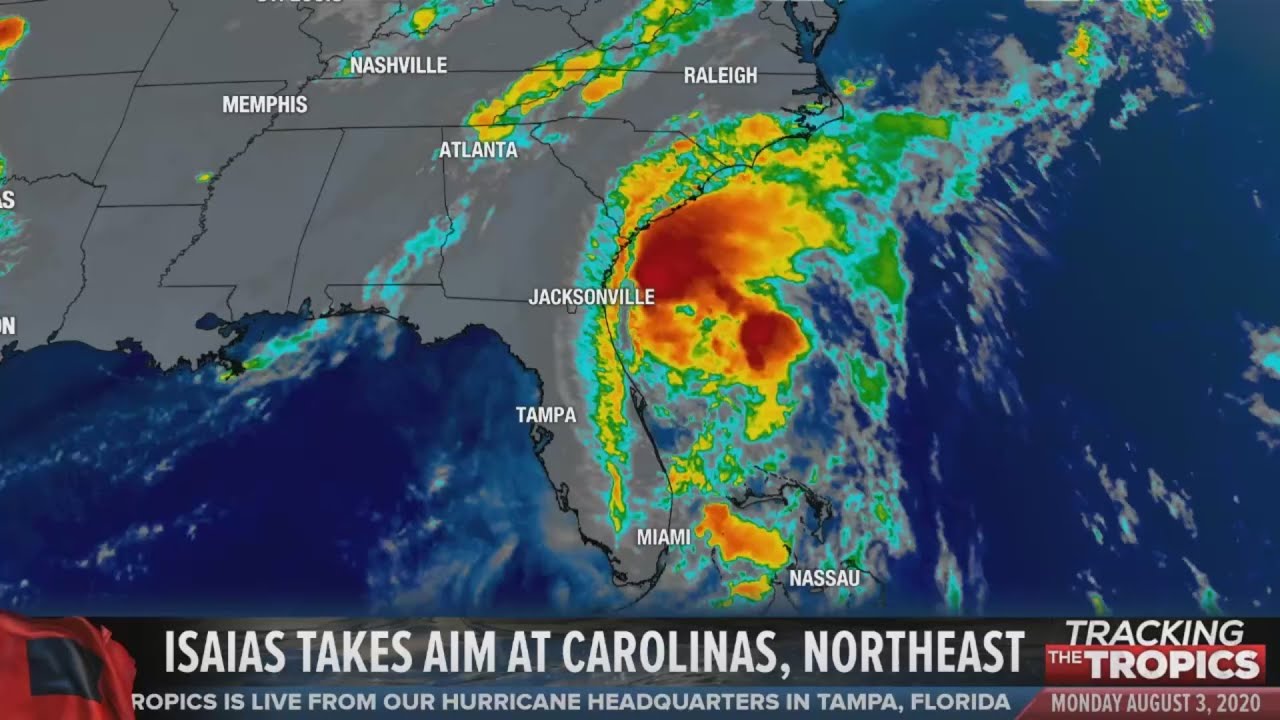 Tracking the Tropics: Isaias forecast to make landfall as hurricane ...
