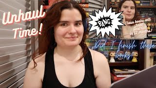 Reacting to my Shelf destruct list/Will I have to unhaul these books?