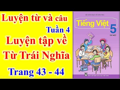 Video Tiếng Việt Lớp 5 Tuần 4 Luyện từ và câu - Luyện tập về... - YouTube