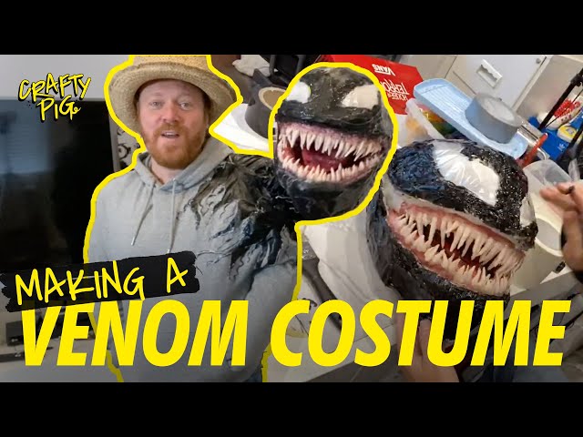 How To Make a VENOM Costume for HALLOWEEN!!! 