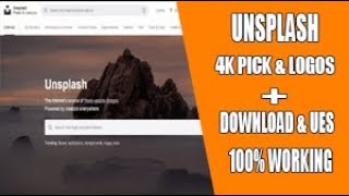 4K Picks & logos | UNSPLASH | How To Download & ues 100% working screenshot 3