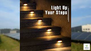 Review - GIGALUMI Led Solar Deck Lights, 16 Pack Waterproof
