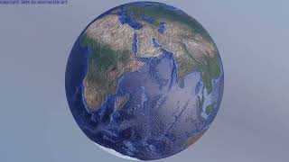 Blender 3.6.5 - Earth spinning V03