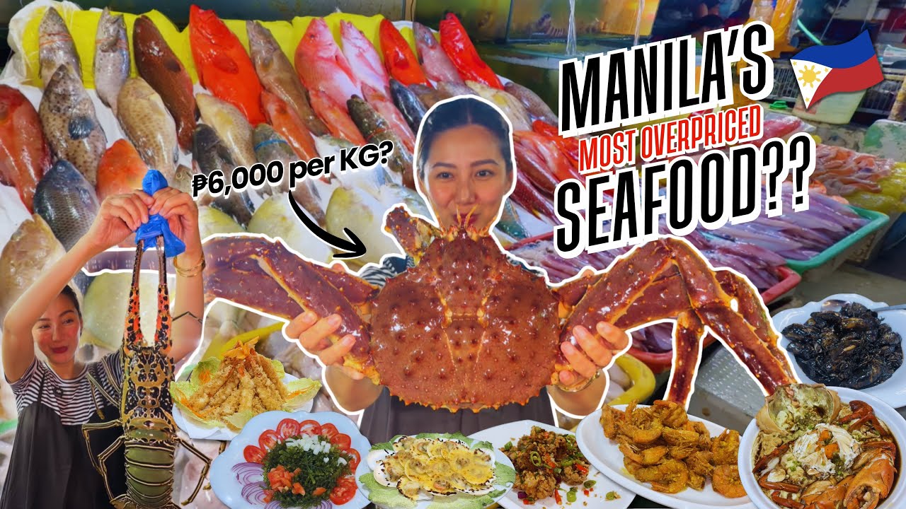 Eating Manila’s “MOST OVERPRICED” Seafood in the Famous Filipino PALUTO & Dampa Market